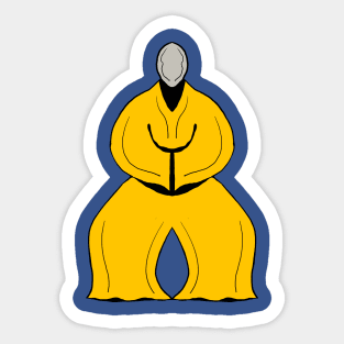 Chi Kung Standing Meditation Art Sticker